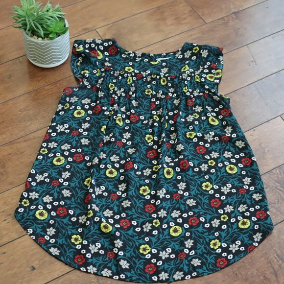 LOFT Tops - LOFT Floral Maternity Shell S